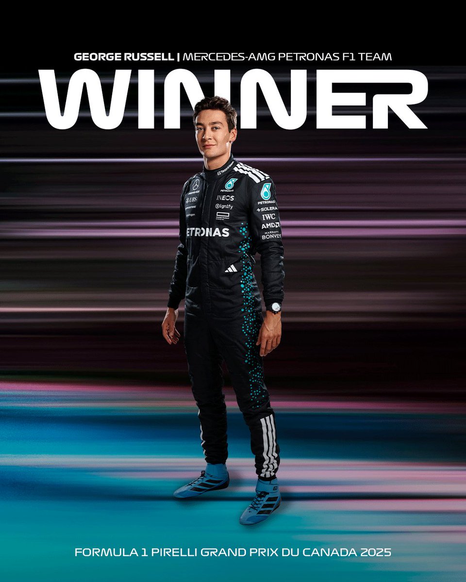 FROM POLE ➡️ P1! <a href="/GeorgeRussell63/">George Russell</a> WINS THE #CanadianGP 🇨🇦