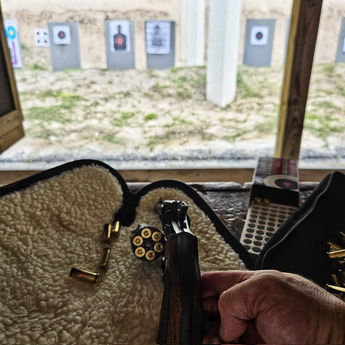 My brother and I took The Bear (Dad) to the range today for Father's Day