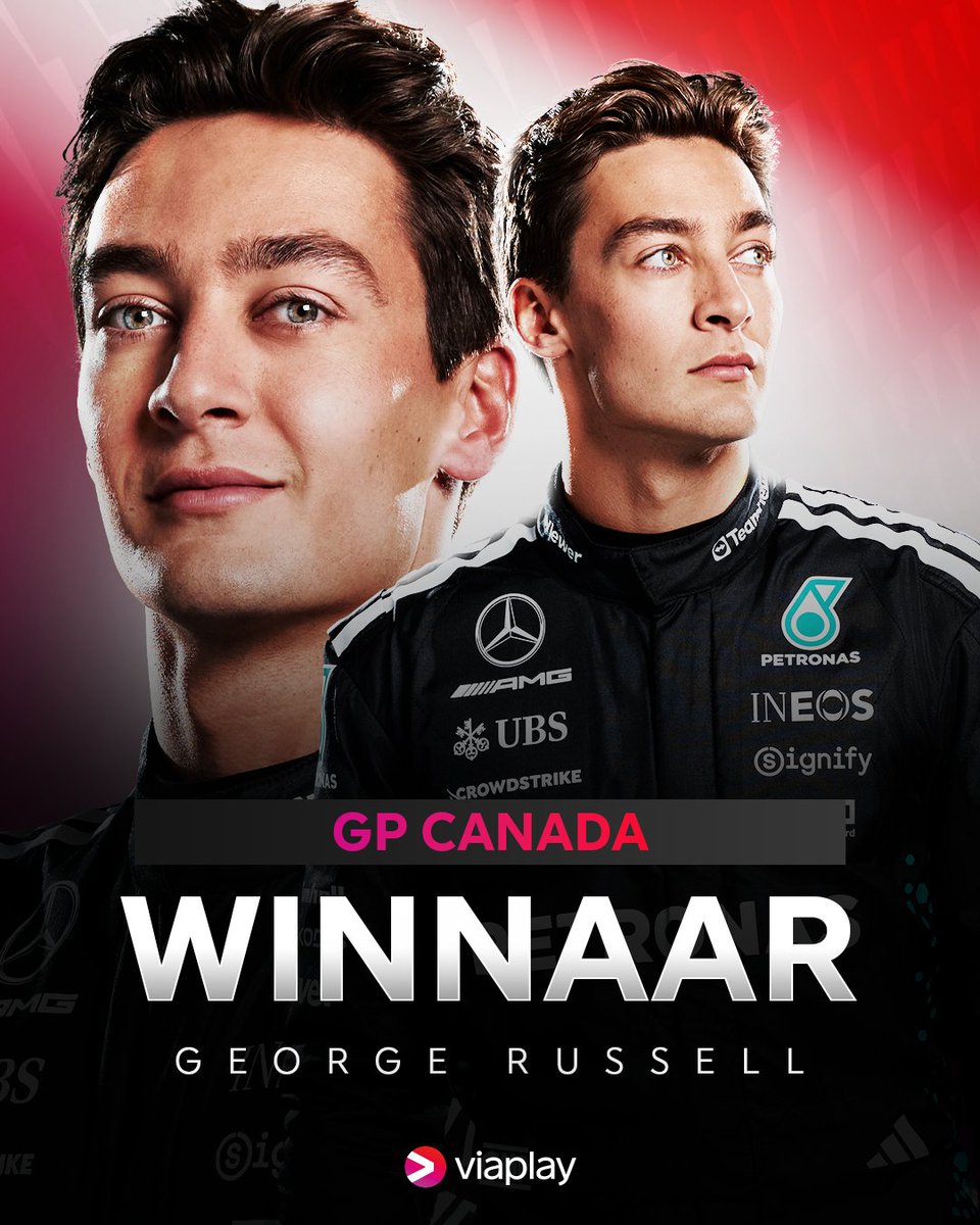 George Russell wint het 𝘀𝗽𝗲𝗸𝘁𝗮𝗸𝗲𝗹𝘀𝘁𝘂𝗸 in Canada! 😮‍💨