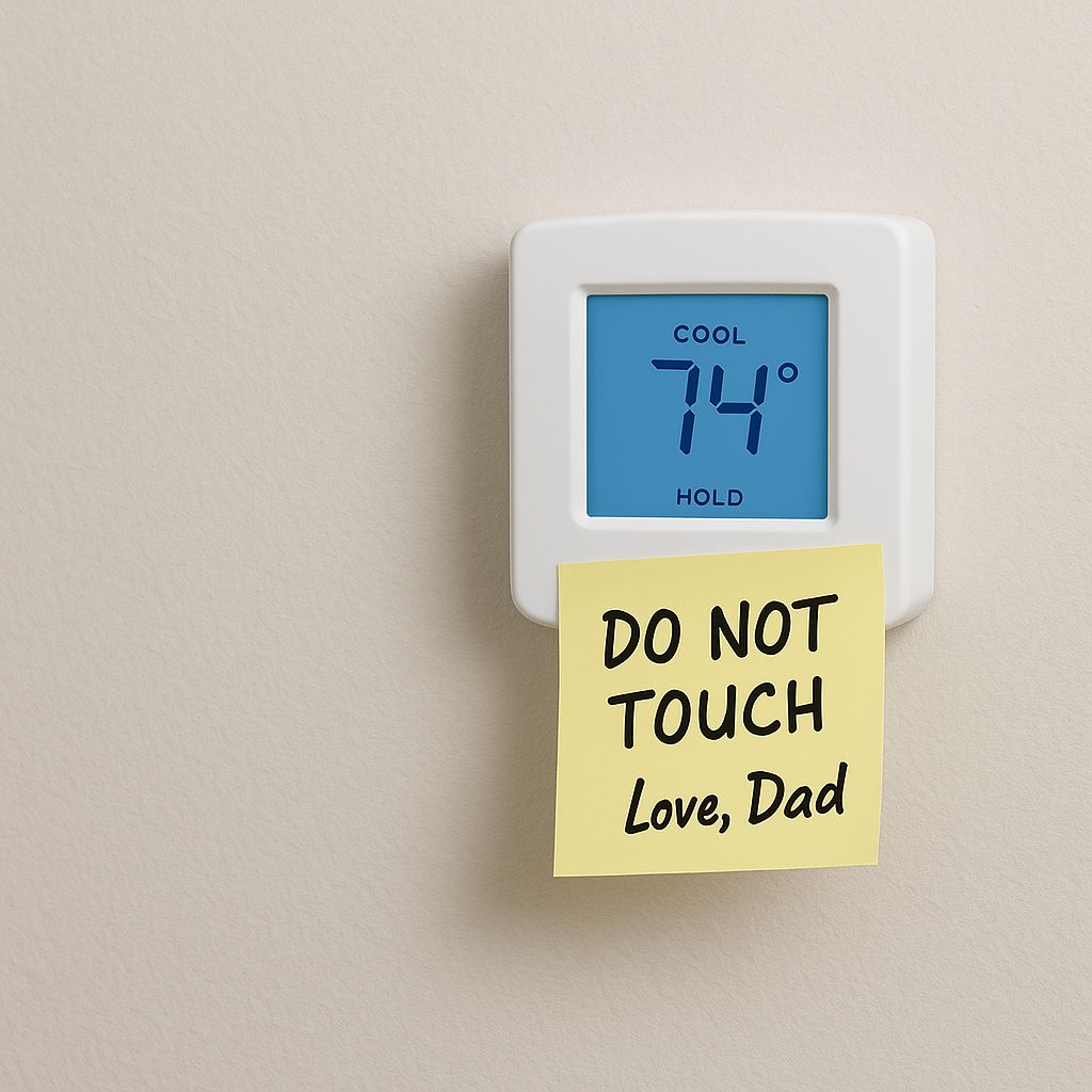 Dad doesn’t need to read the electric bill—he feels it in his bones. 💸⚡

Happy Father’s Day to the men who run on instinct, coffee, and perfectly timed thermostat adjustments.

#HappyFathersDay