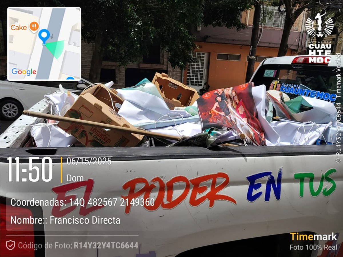 ErikaRg (@erikayazminrg) on Twitter photo Continuamos liberando las calles de la <a href="/AlcCuauhtemocMx/">Alcaldía Cuauhtémoc</a> por instrucciones de nuestra Alcaldesa <a href="/AlessandraRdlv/">Alessandra Rojo de la Vega</a> debemos mantener liberados los espacios de vecinas y vecinos.
#ElPoderEnTusManos Continuamos liberando las calles de la <a href="/AlcCuauhtemocMx/">Alcaldía Cuauhtémoc</a> por instrucciones de nuestra Alcaldesa <a href="/AlessandraRdlv/">Alessandra Rojo de la Vega</a> debemos mantener liberados los espacios de vecinas y vecinos.
#ElPoderEnTusManos
