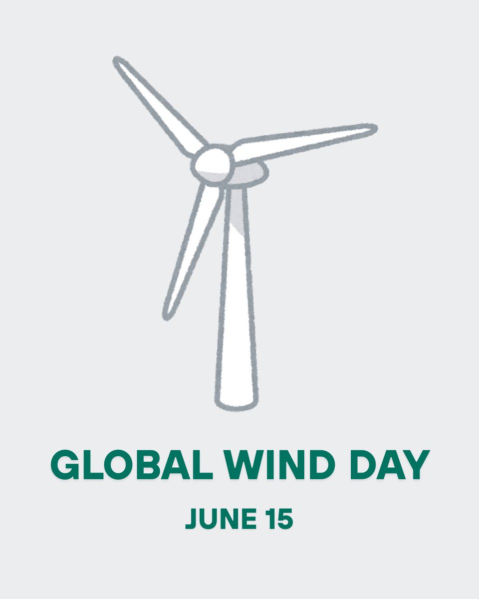 #GlobalWindDay 🌬️ 

Wind energy is a key player in the fight against climate change. 🌍💨 By harnessing the power of the wind, we can reduce emissions and create a more sustainable future. 🌱 Let’s #HarnessTheWind for a cleaner tomorrow!
