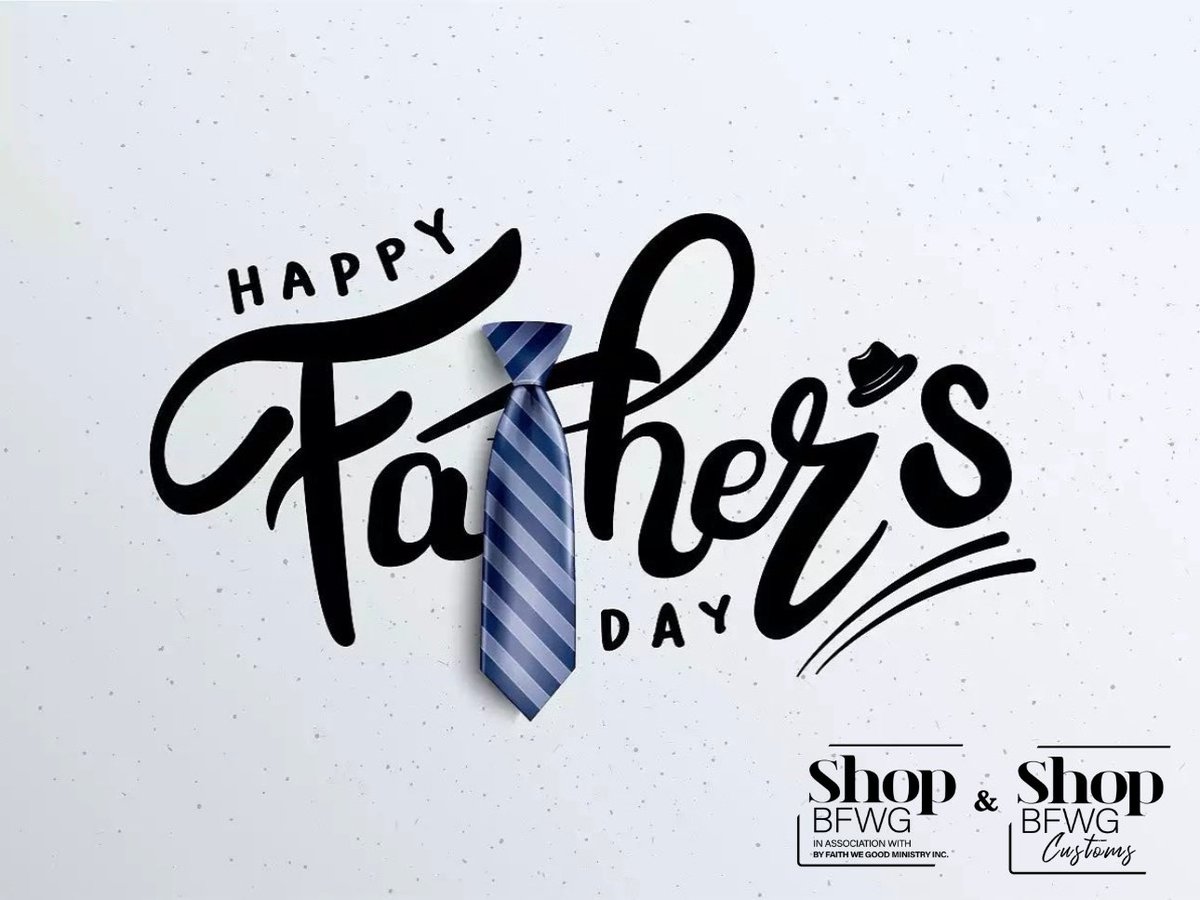 SHOPBFWG's tweet photo. Happy Father’s Day To All Father’s! Spiritual Fathers! Grandfathers! Godfathers! And Those Who Stand In The Gap! Know that you are LOVED! And greatly APPRECIATED! God Bless You All! Continue To Enjoy Your Day! 💯😎🤙🏾 

#FathersDay202 #ShopBFWG #ByFaithWeGood https://t.co/hGe9TsHYGg