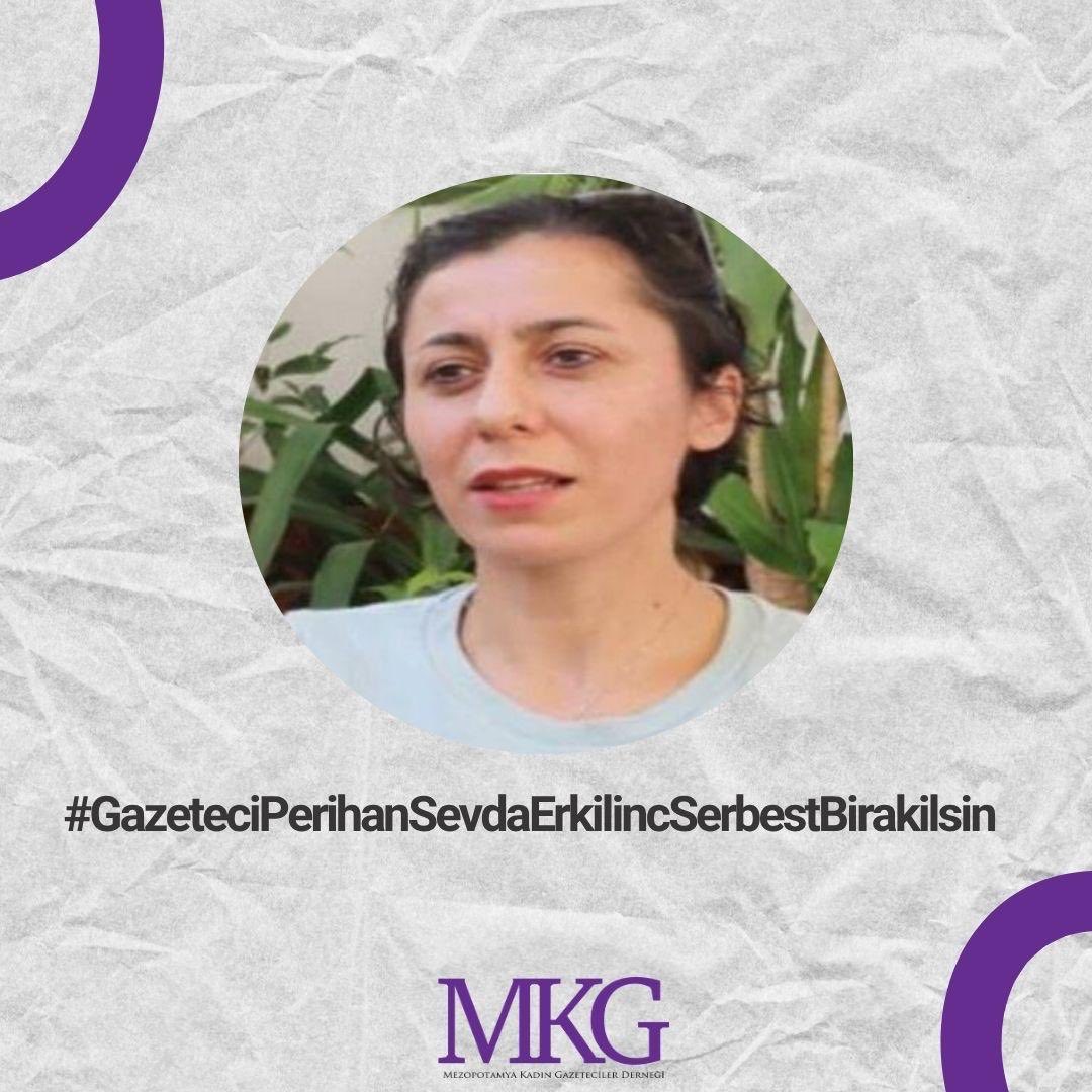 #GazeteciPerihanSevdaErkilincSerbestBirakilsin