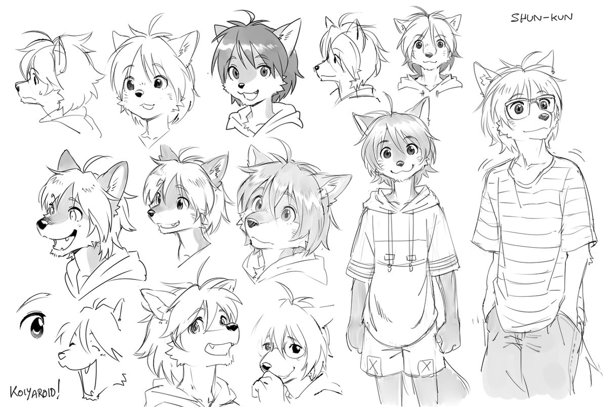 Shun-Kun sketches 🐺
 
which other characters would you like to
see me draw in the future?
