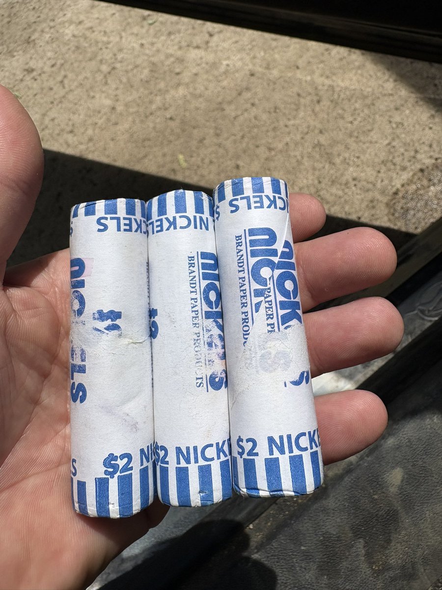 Just found $6.00 in nickels in my car