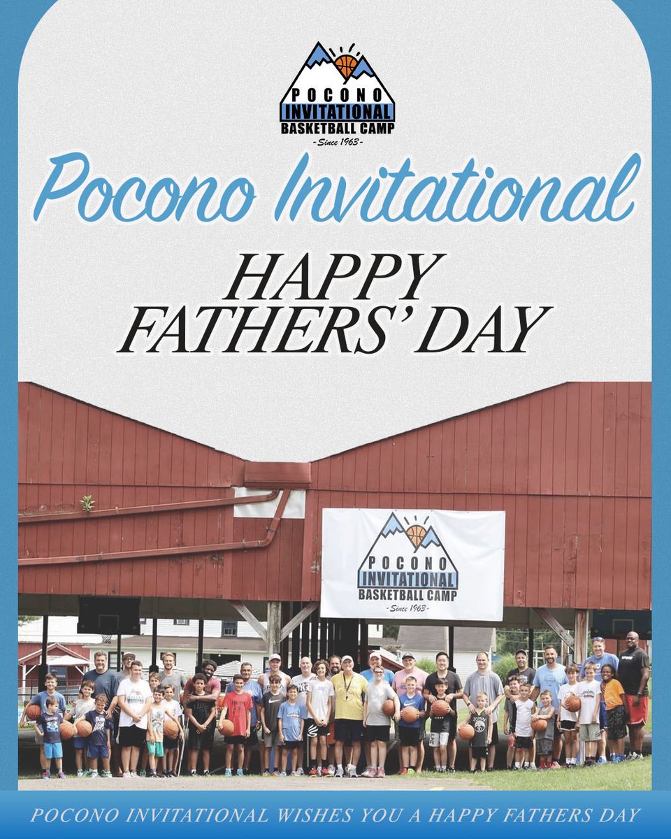 poconoinvite's tweet image. Happy Father’s Day to all our amazing camp dads! ⛰️
From drop-offs and pick-ups and Father-Son Weekends, we appreciate you, and the memories you help create. ☀️