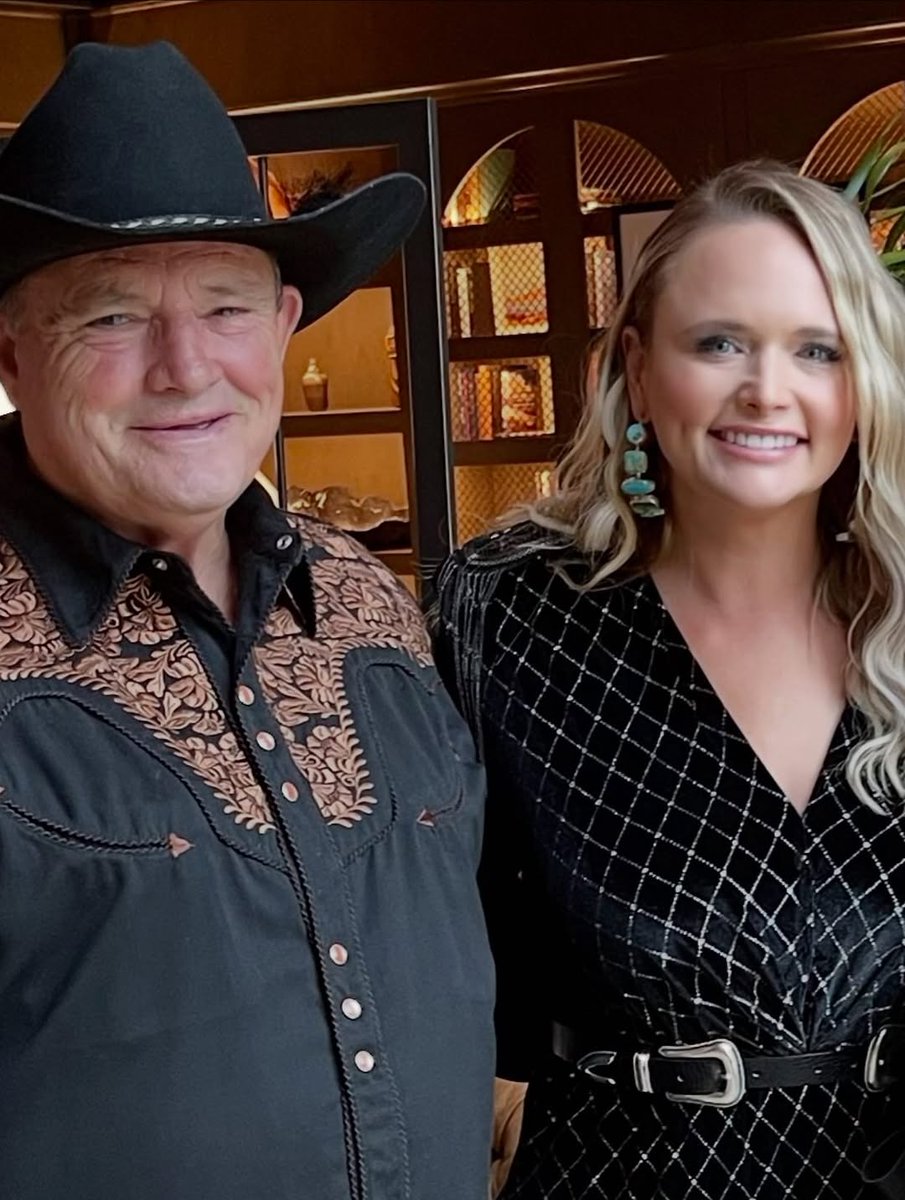 mirandalambert's tweet image. Happy Father’s Day Rick Lambert. Thanks for teaching me how to hunt, fish, play guitar, write songs, clean a cast iron skillet and stay true to my roots. You’re the reason for my dimples and my love of Guy Clark , Haggard and John Prine. Love you daddy.