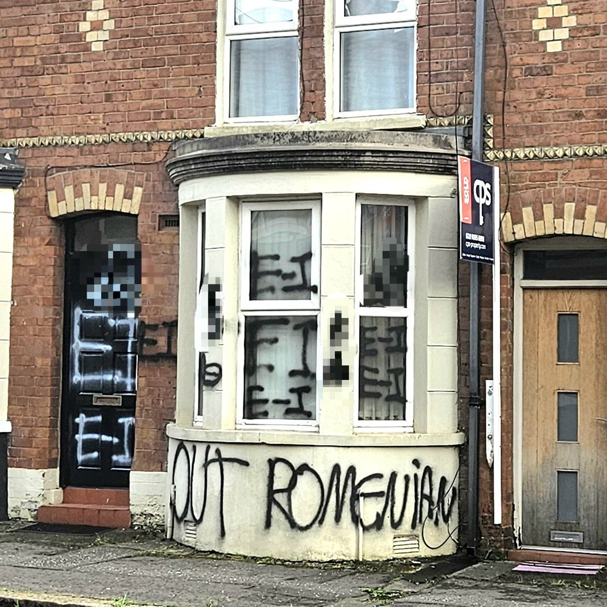 Disgusted at racist graffiti sprayed on a house off the Lisburn Road. Attacks like this have no place in our society and do nothing but instill fear in communities. This needs to stop now.