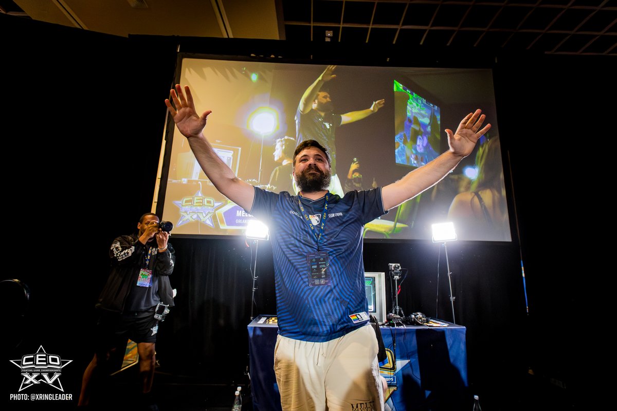 CEOGaming's tweet photo. Congratulations to our #CEO2025 Super Smash Bros. Melee Top 8!

🥇@LiquidHbox
🥈@Wizzrobe
🥉@Mast3rofFlavor1
🏅@119Wevans
🏅@lloD74
🏅@JChuuu
🏅@akirthehacker
🏅@ssbmPanda

📸: @xRingleadeR, @RellFGC https://t.co/JtWpRt31as
