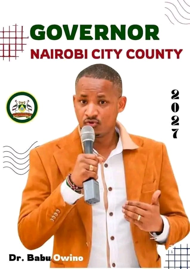 Erick M. Ndururi (Smasha) (@ericksmasha01) on Twitter photo The Clock is Ticking. Nairobi must have the Best. Kitaeleweka
Team Babu Owino 2027
<a href="/HEBabuOwino/">Babu Owino</a>
#BabuKwaSaBabu The Clock is Ticking. Nairobi must have the Best. Kitaeleweka
Team Babu Owino 2027
<a href="/HEBabuOwino/">Babu Owino</a>
#BabuKwaSaBabu