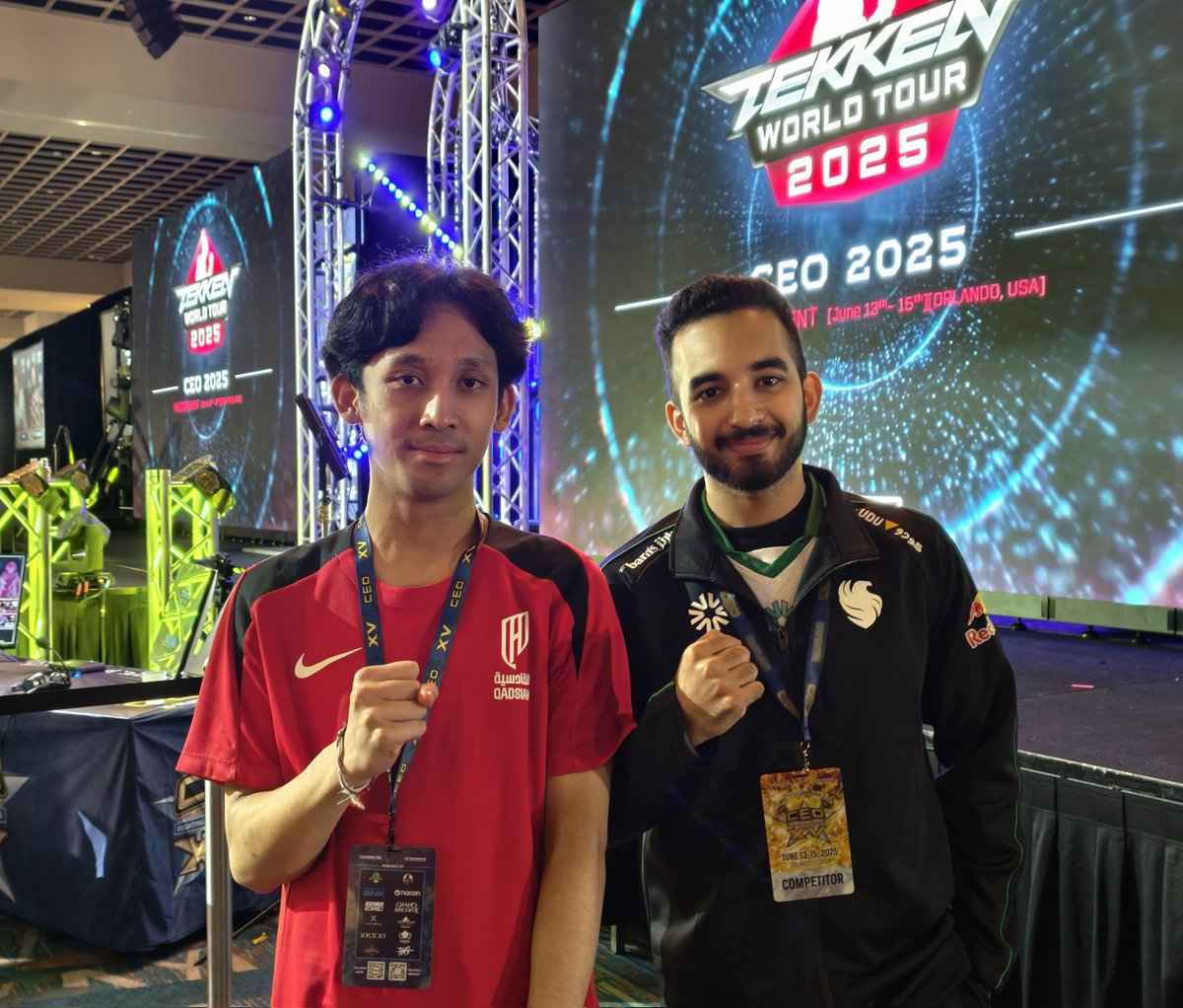 Brownman (@brownmanfgc) on Twitter photo He's made it!
Our hero <a href="/yagami2428/">QAD | Yagami</a> 🇦🇺 qualifies for <a href="/EWC_EN/">Esports World Cup</a> and breaks through to <a href="/CEOGaming/">CEO 2025 on June 13-15 in Orlando, FL!</a> 🇺🇸 2025 TEKKEN TOP 8!
twitch.tv/TEKKEN
Soon to face off against a fierce but friendly face, <a href="/Farzeen_tk/">Falcon | Farzeen</a> !
Let's get it 😤🔥 He's made it!
Our hero <a href="/yagami2428/">QAD | Yagami</a> 🇦🇺 qualifies for <a href="/EWC_EN/">Esports World Cup</a> and breaks through to <a href="/CEOGaming/">CEO 2025 on June 13-15 in Orlando, FL!</a> 🇺🇸 2025 TEKKEN TOP 8!
twitch.tv/TEKKEN
Soon to face off against a fierce but friendly face, <a href="/Farzeen_tk/">Falcon | Farzeen</a> !
Let's get it 😤🔥