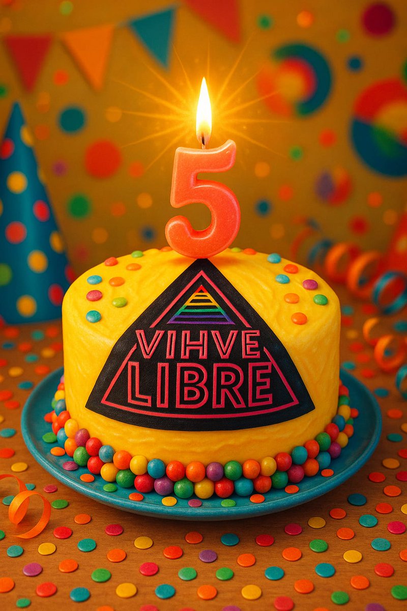 Alaín Pinzón (@alainwho) on Twitter photo ¡Amix! Hoy cumplimos 5 años en <a href="/VIHveLibre/">VIHve Libre</a>. Cinco años de aventuras, de muchísimos usuarixs, de servirles a ustedes y luchar y pelear contra la burocracia inmunda y a quien la sostiene. Aquí vamos a seguir, aquí vamos a andar, porque mientras haya salido y ganas, nada nos falta✨ ¡Amix! Hoy cumplimos 5 años en <a href="/VIHveLibre/">VIHve Libre</a>. Cinco años de aventuras, de muchísimos usuarixs, de servirles a ustedes y luchar y pelear contra la burocracia inmunda y a quien la sostiene. Aquí vamos a seguir, aquí vamos a andar, porque mientras haya salido y ganas, nada nos falta✨