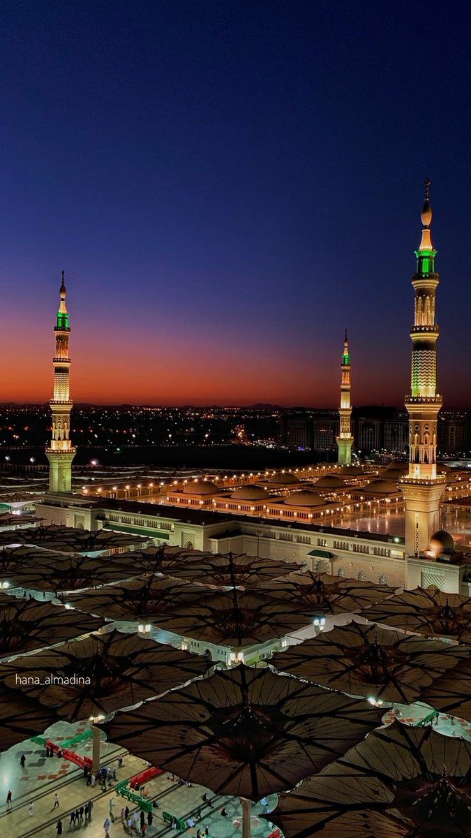 City of Light - Madinah at night.