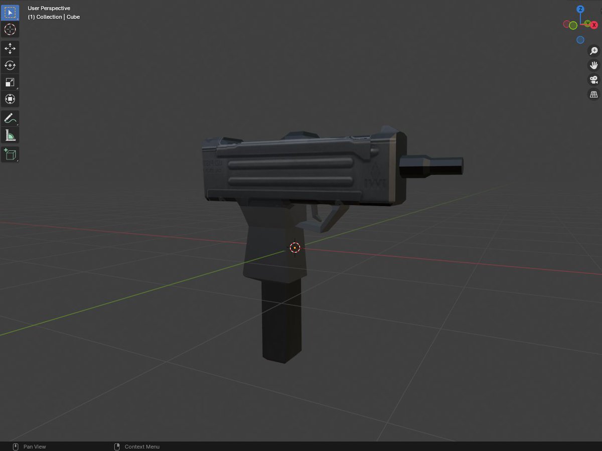 RM120_'s tweet image. Made the model for the Uzi, the nun will have two, one on each hand.
#indiedev #gamedev #ゲーム制作 #ゲーム開発