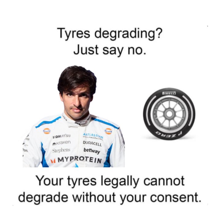Carlos Sainz tyre management masterclass from P16 to point 🙂‍↕️