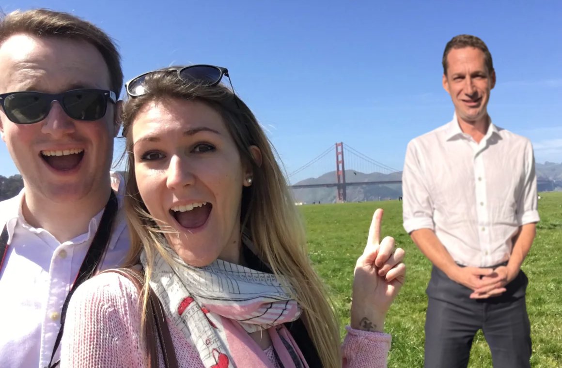 SFChronPitchBot's tweet image. Tourists across the city report Mayor Daniel Lurie “just kind of appeared” in their selfies—like some sort of attention-seeking cryptid.