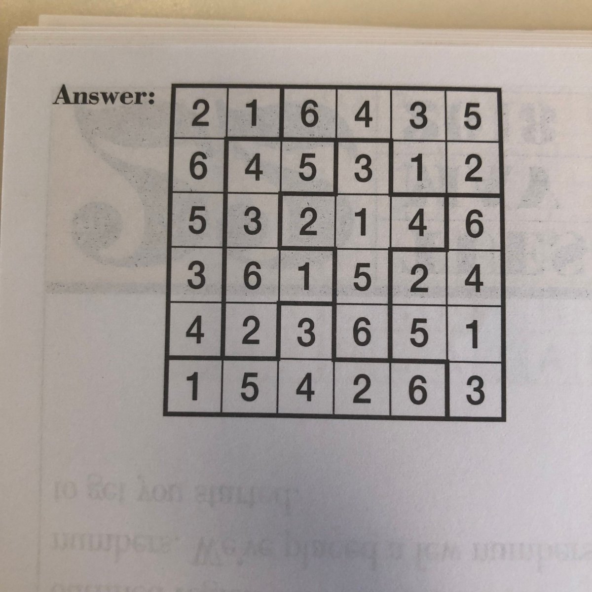 Here is the solution to today's puzzle - look out for our puzzles posted here at 9am every Saturday and Sunday🙂 ! #Mensa #IrishMensa