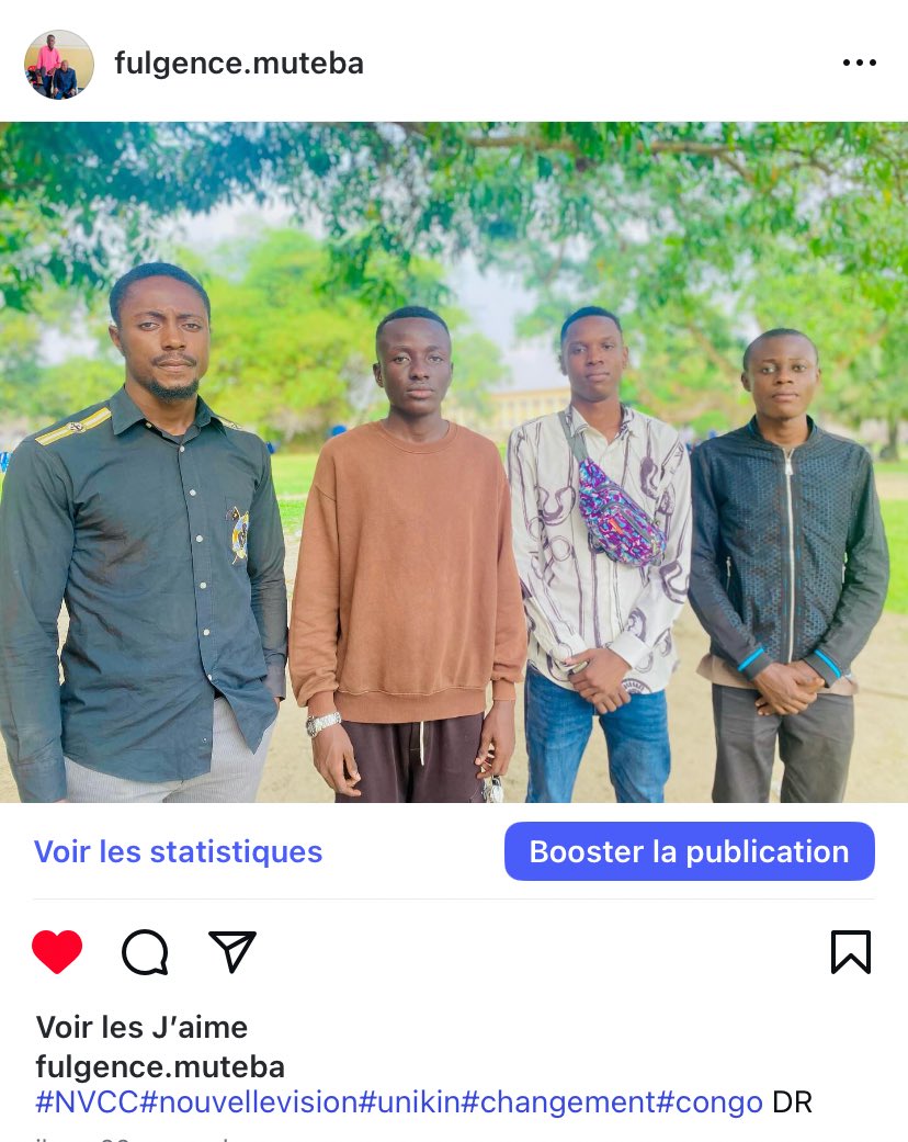 FulgenceMu22111's tweet photo. #nvcc#jeunesse# 
La nouvelle vision pour le changement du Congo, la jeunesse est déterminée pour accompagner le président national de la #NVCC Me #DenzouMbau
#mongongo y’a peuple https://t.co/xEXmlanyJk