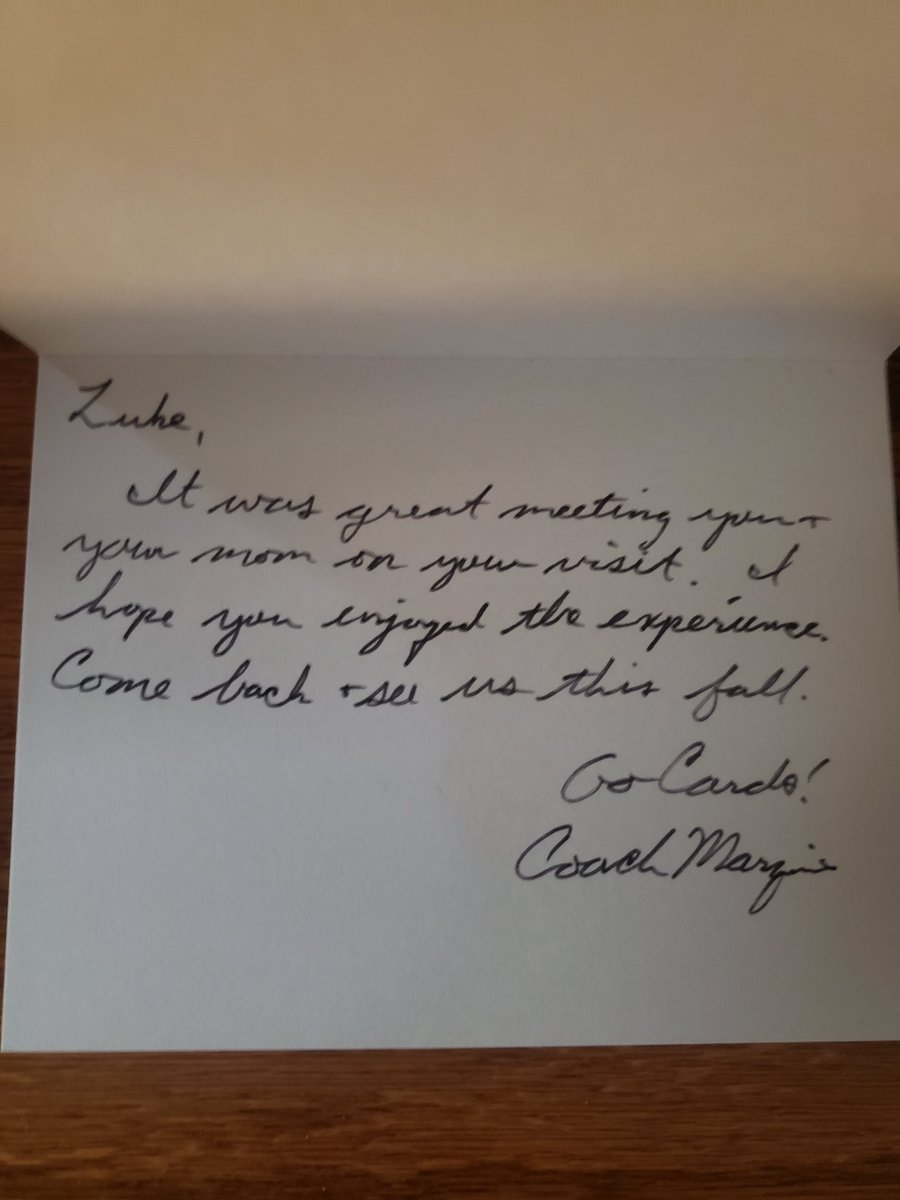 Thank you <a href="/CoachMarquis/">Dave Marquis</a> for the letter <a href="/Middie_Football/">Midview Football</a>