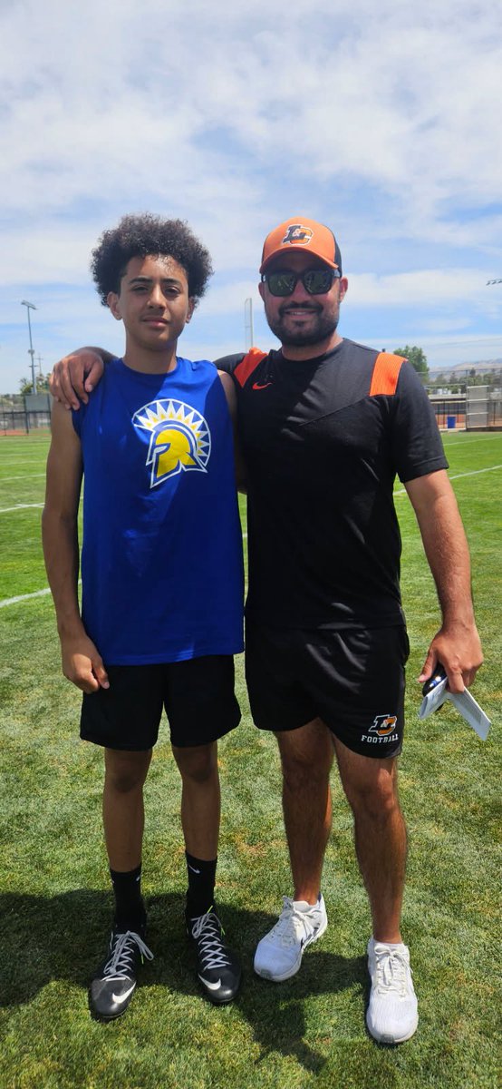 Cash_Ritch1's tweet photo. Had a great time competing and learning this weekend at the @SanJoseStateFB camp! https://t.co/M1t0BUQYqg