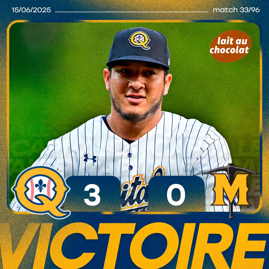 Cleiverth Perez lance 7 manches et n’accorde aucun point dans une victoire de vos Capitales. 💪

Prochain arrêt : New York. 🚌

📊 tr.ee/T4aDES