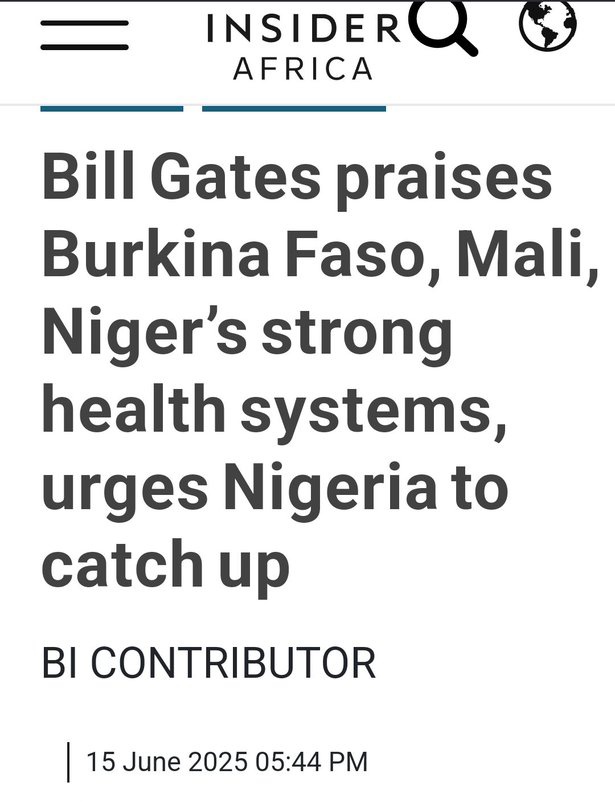 Bill Gates is now Obidient...APC supporters need to drag him to court ASAP 😂