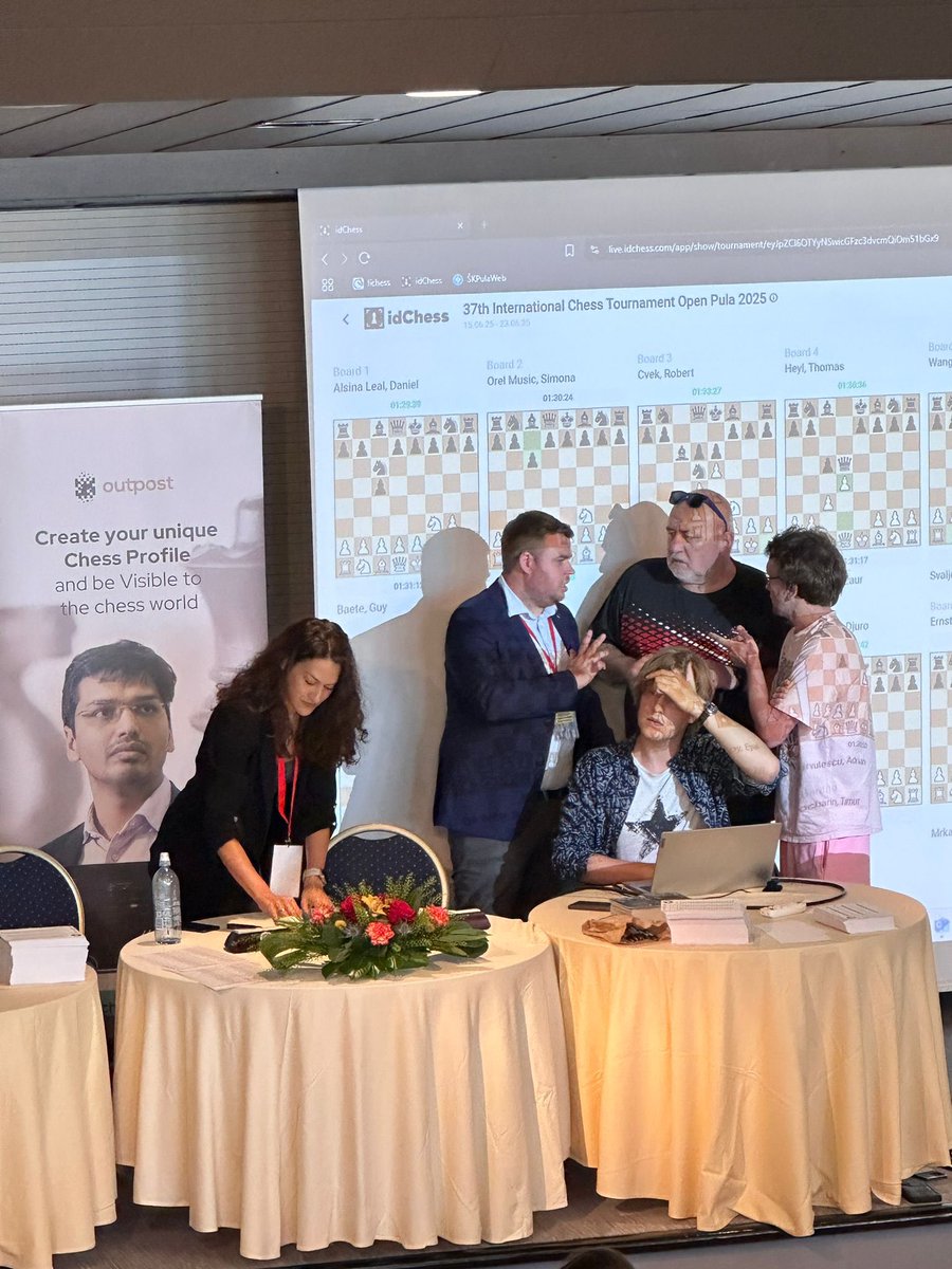 lenachess's tweet image. We have just opened the Pula Open 2025. Nearly 30 federations with almost 300 chess players. Both I and @OutpostChess are proud to collaborate with such a tournament, one with an exceptional tradition.

Good games everybody! ♟️
#outpost #is #everywhere