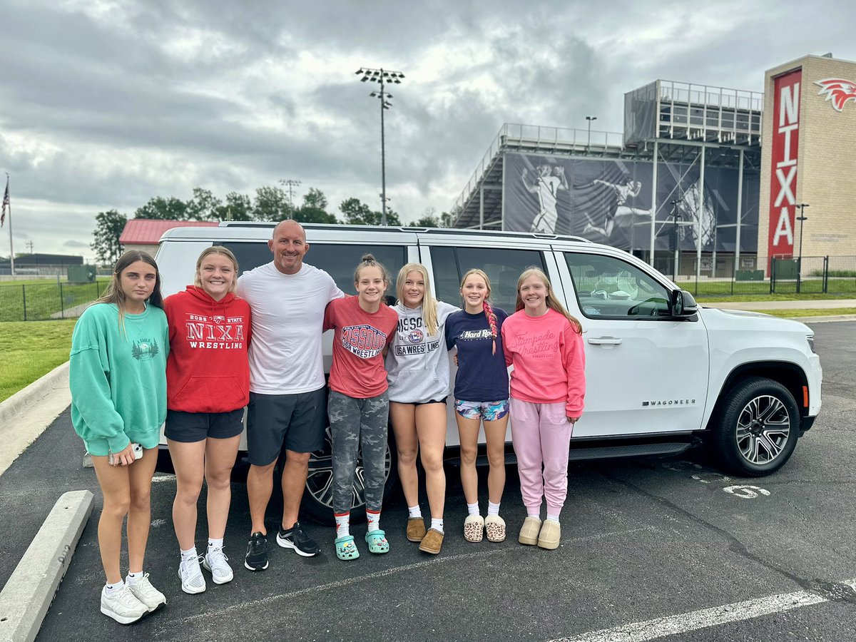 Nixa Wrestling (@nixawrestling) on Twitter photo Nixa Wrestling has SIX ladies headed to the National Duals!
We will spend 3 days at camp at Missouri Valley College, then head to Indianapolis for the National Duals in Freestyle & Greco-Roman.
<a href="/nixaathletics/">Nixa Athletics</a> <a href="/missouriwrestle/">Missouri Wrestling</a> Nixa Wrestling has SIX ladies headed to the National Duals!
We will spend 3 days at camp at Missouri Valley College, then head to Indianapolis for the National Duals in Freestyle & Greco-Roman.
<a href="/nixaathletics/">Nixa Athletics</a> <a href="/missouriwrestle/">Missouri Wrestling</a>