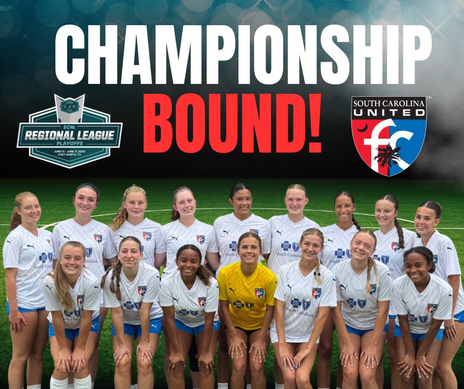 Ryann Robbins (@ryrobb08) on Twitter photo IT’S OFFICIAL! We’re heading to the Championship game on Tuesday! ❤️💙🖤 <a href="/SCUnited_FC/">SC United FC</a> @ECNLGirls
<a href="/MikeErtel10/">Michael Ertel</a> <a href="/TannerOsborne27/">Tanner Osborne</a> <a href="/PrepSoccer/">Prep Soccer ⚽️</a> <a href="/TopDrawerSoccer/">TopDrawerSoccer</a> <a href="/TheSoccerWire/">SoccerWire</a> <a href="/ImCollegeSoccer/">College Soccer Truth ™</a> <a href="/ImYouthSoccer/">ECNL/GA/Recruiting/College Soccer</a> <a href="/ECNLgirls/">ECNL Girls</a> <a href="/ECNLSoutheast/">ECNL Southeast Girls</a> IT’S OFFICIAL! We’re heading to the Championship game on Tuesday! ❤️💙🖤 <a href="/SCUnited_FC/">SC United FC</a> @ECNLGirls
<a href="/MikeErtel10/">Michael Ertel</a> <a href="/TannerOsborne27/">Tanner Osborne</a> <a href="/PrepSoccer/">Prep Soccer ⚽️</a> <a href="/TopDrawerSoccer/">TopDrawerSoccer</a> <a href="/TheSoccerWire/">SoccerWire</a> <a href="/ImCollegeSoccer/">College Soccer Truth ™</a> <a href="/ImYouthSoccer/">ECNL/GA/Recruiting/College Soccer</a> <a href="/ECNLgirls/">ECNL Girls</a> <a href="/ECNLSoutheast/">ECNL Southeast Girls</a>