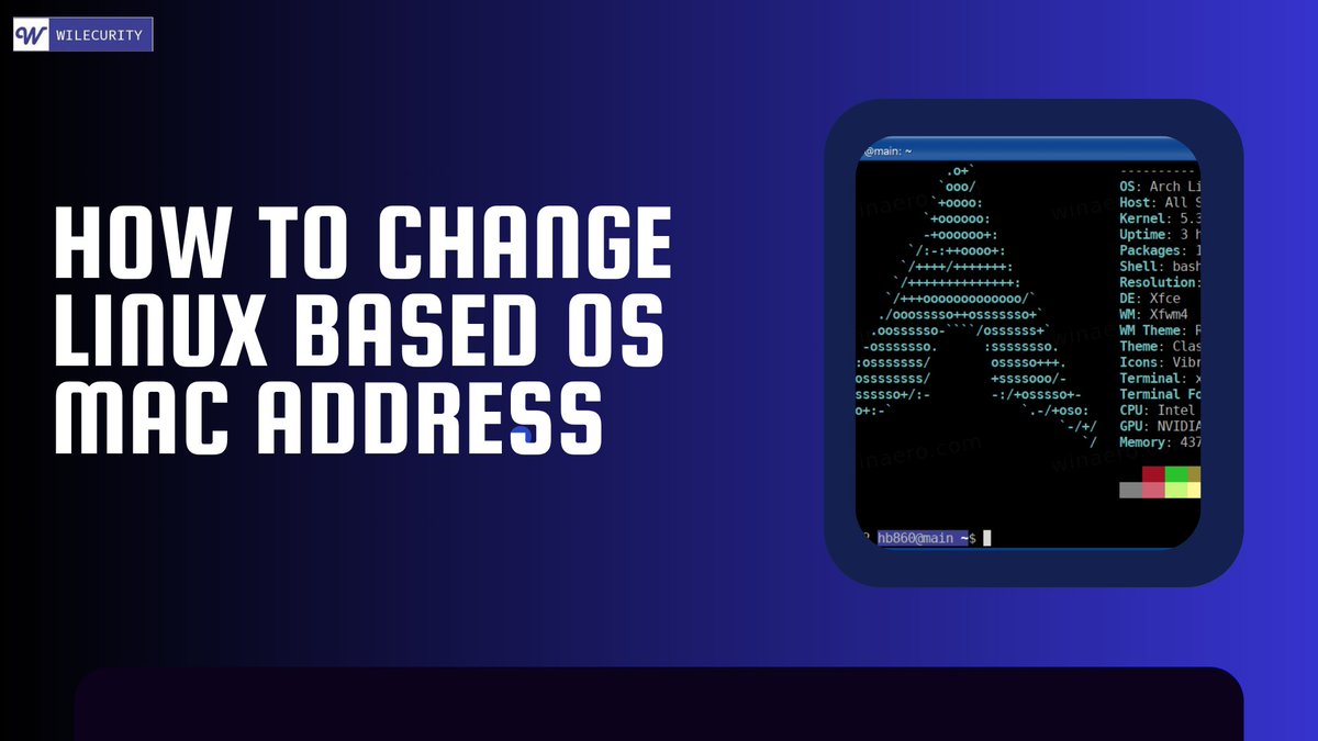 Wilecuritycyber's tweet image. Go undercover on any network, Linux style.
Your MAC address reveals more than you think.

📷 Learn how to mask your identity in my latest video:

📷 youtu.be/C-mZF9-mIts

#wilecurity #MACAddress #NetworkPrivacy #CyberSecurity #EthicalHacking #LinuxTips