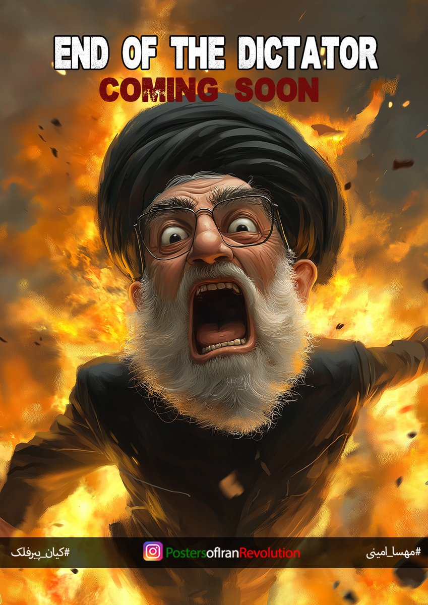DearMrCarlin's tweet image. به یاد انقلاب مهسا، دوباره شروع کردم به ساخت این تصاویر با هوش مصنوعی. این از معدود کارهاییه که از این راه دور از دستم برمیاد.
توی اینستا هم (آدرسش روی پوستر هست)، همین تصاویر رو قرار میدم و به مرور زیر همین پست به این مجموعه اضافه میکنم. به امید آزادیمون.
#مرگ_بر_دیکتاتور