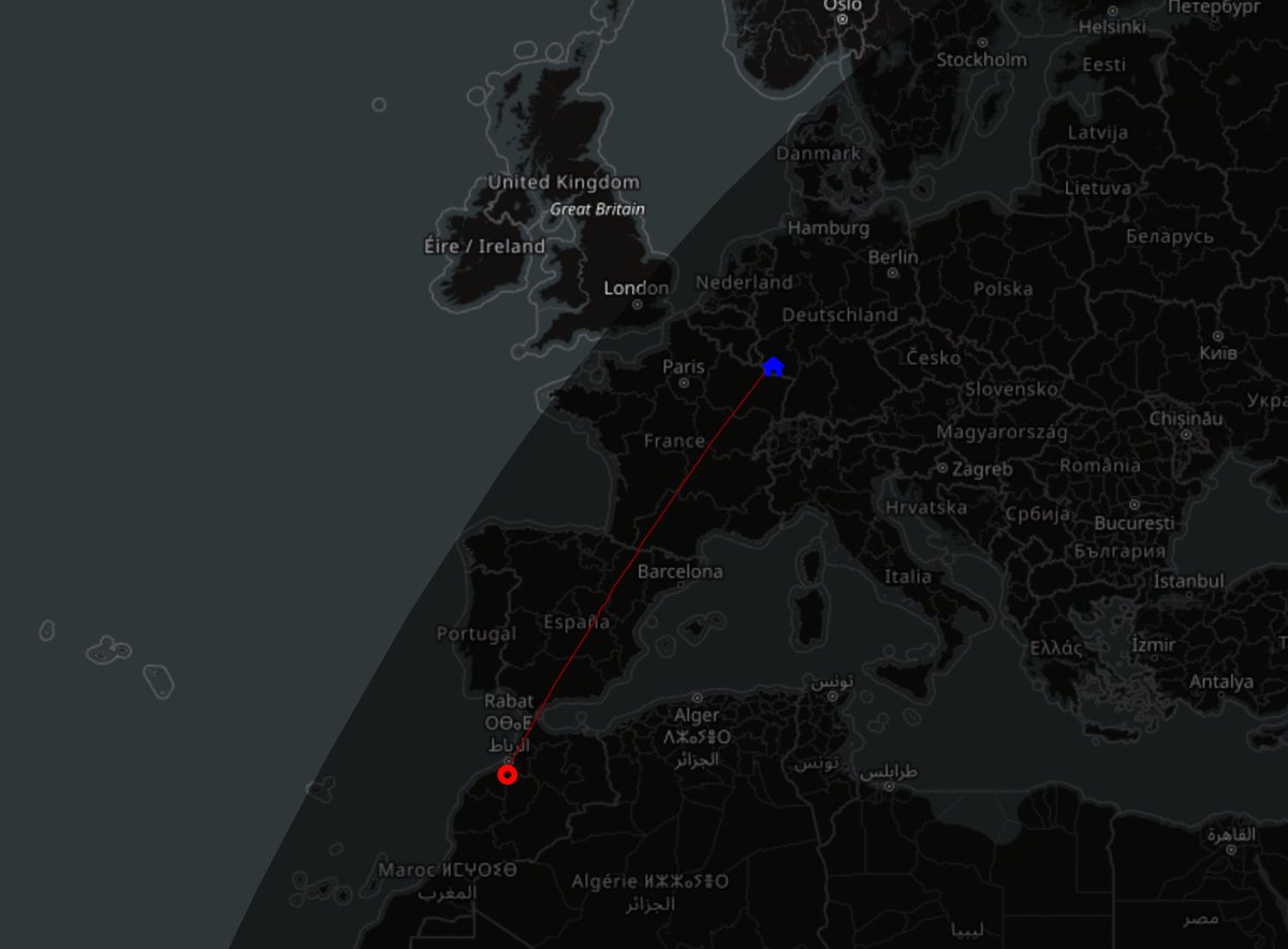 Just worked CN8JQ in Morocco 🇲🇦 (Gridsquare: IM63 / distance: 2119.5 km) on SO-50 🛰️ (13° el / 216° az) using FM #hamr #wavelog #amsat