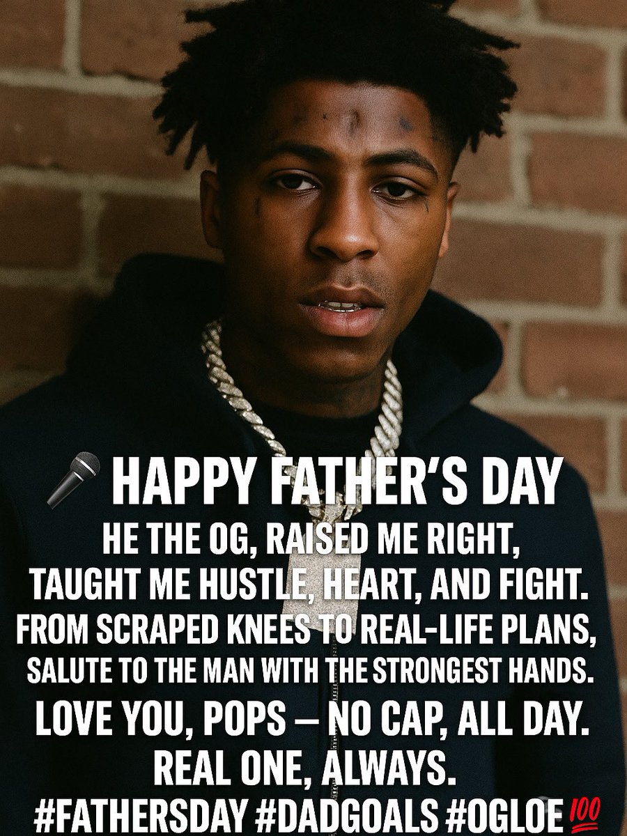 “Taught me how to stand tall, move smart, and never fold. Pops been the backbone since day one. Real love, real lessons. Happy Father’s Day to the one who raised a soldier. 💯👑 #BuiltDifferent #OGStatus #FathersDay”