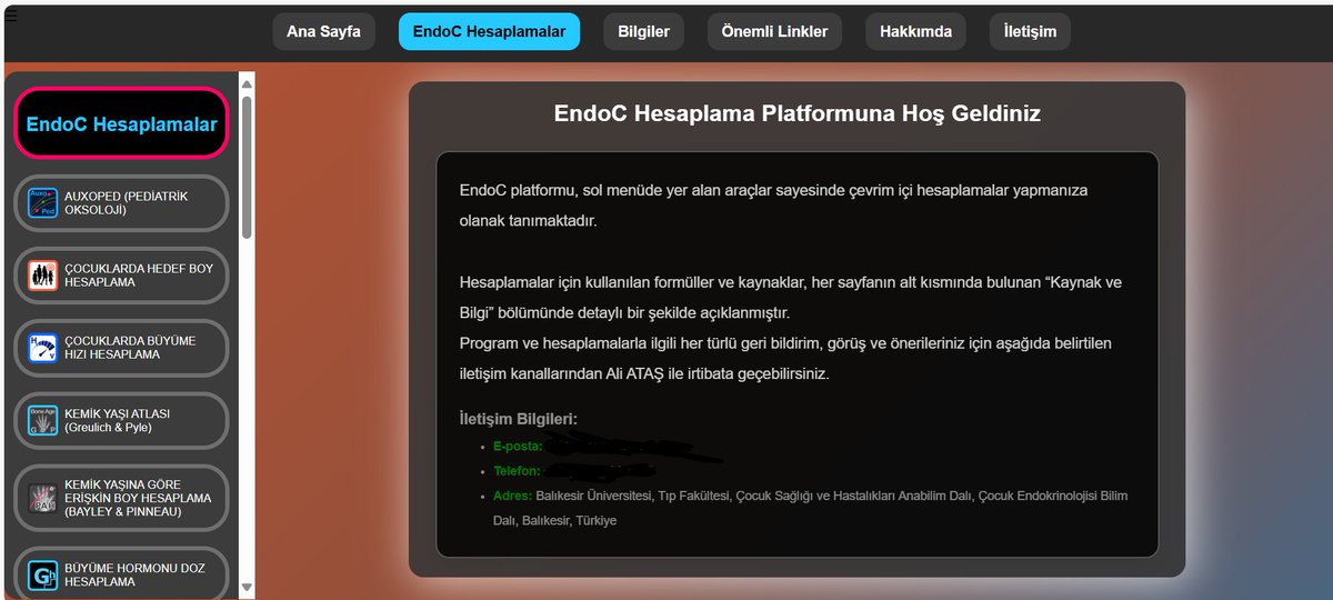 Pediatrik Endokrin ve Pediatri alanında tıbbi hesaplamalar sayfamız yenilenmiştir.

endoc.com.tr/endoc_hesaplam…