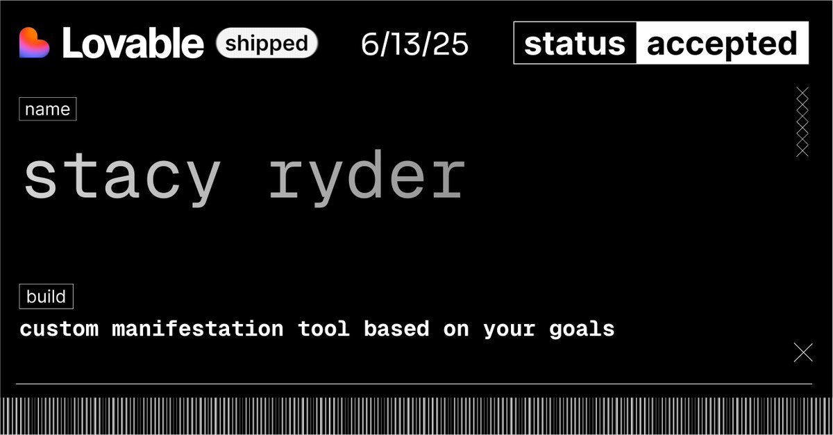 Excited to start building something magical🪄 with <a href="/lovableshipped/">Lovable shipped</a> <a href="/lovable/"></a>