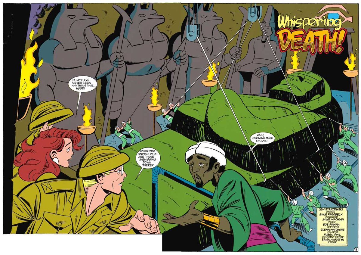 jsapresents's tweet image. New JSA IN THE 90s PODCAST now available! We discuss JUSTICE SOCIETY OF AMERICA #8 (1993) by Strazewski & Parobeck! Rick Tyler’s cancer battle, his dad Hourman’s power struggle, and Johnny & Jesse Quick versus a hate group!
fireandwaterpodcast.com/show/jsapresen…