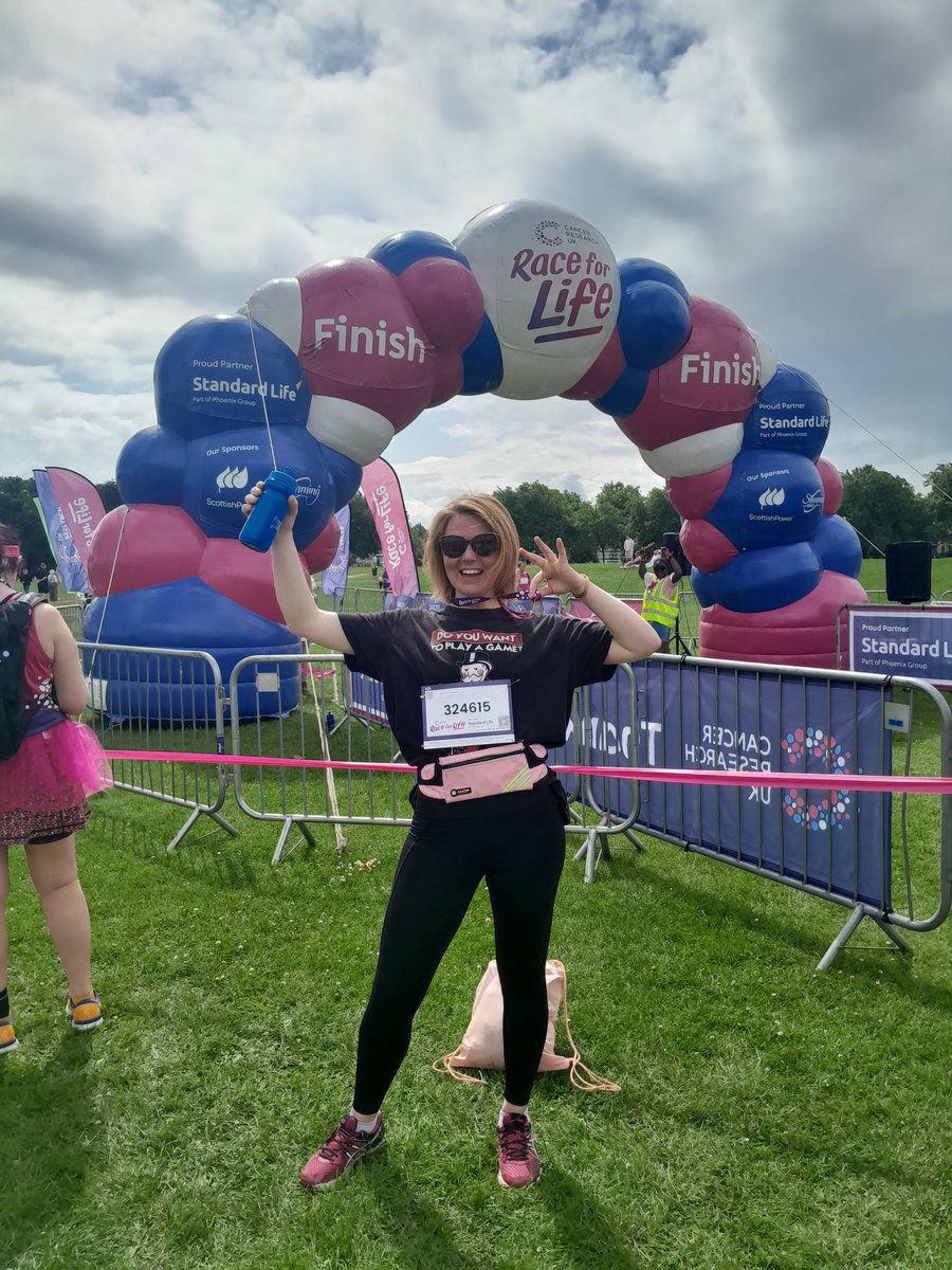 10k done today!! 🏃‍♀️ lots of money raised for an incredible cause (over £105,000 from the lovely people of Notts 🦆) - onto the Robin Hood next? 🤔👍 #raceforlife #raceforlifenottingham <a href="/raceforlife/">Race for Life</a>