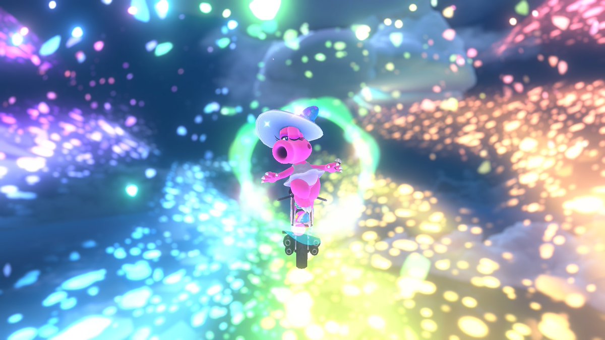 MeadowShrub's tweet photo. @JuniThePuny Here are some of my Birdo photos I took on rainbow road. https://t.co/ZPZwH1BYc2
