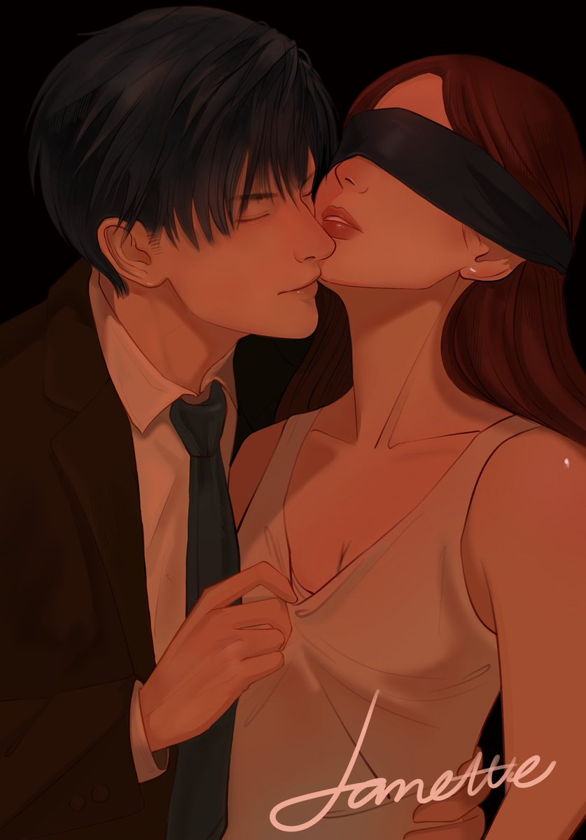 Janette1_1_1's tweet image. “乖 眼睛蒙好。”
#黎深 #Zayne #zayneloveanddeepspace