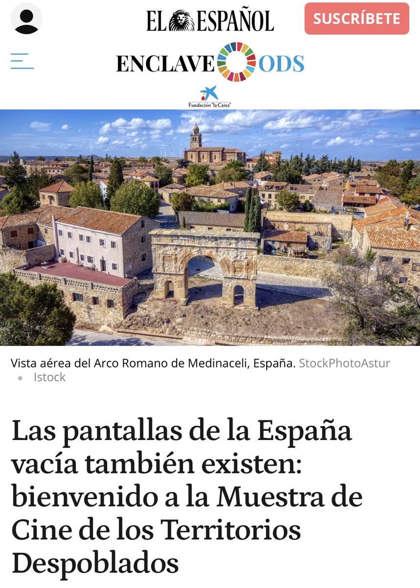 CINETDM's tweet image. 📰&quot;Las pantallas de la España vacía también existen: bienvenido a la Muestra de Cine de los Territorios Despoblados&quot;.
elespanol.com/enclave-ods/hi… @Ayto_Soria