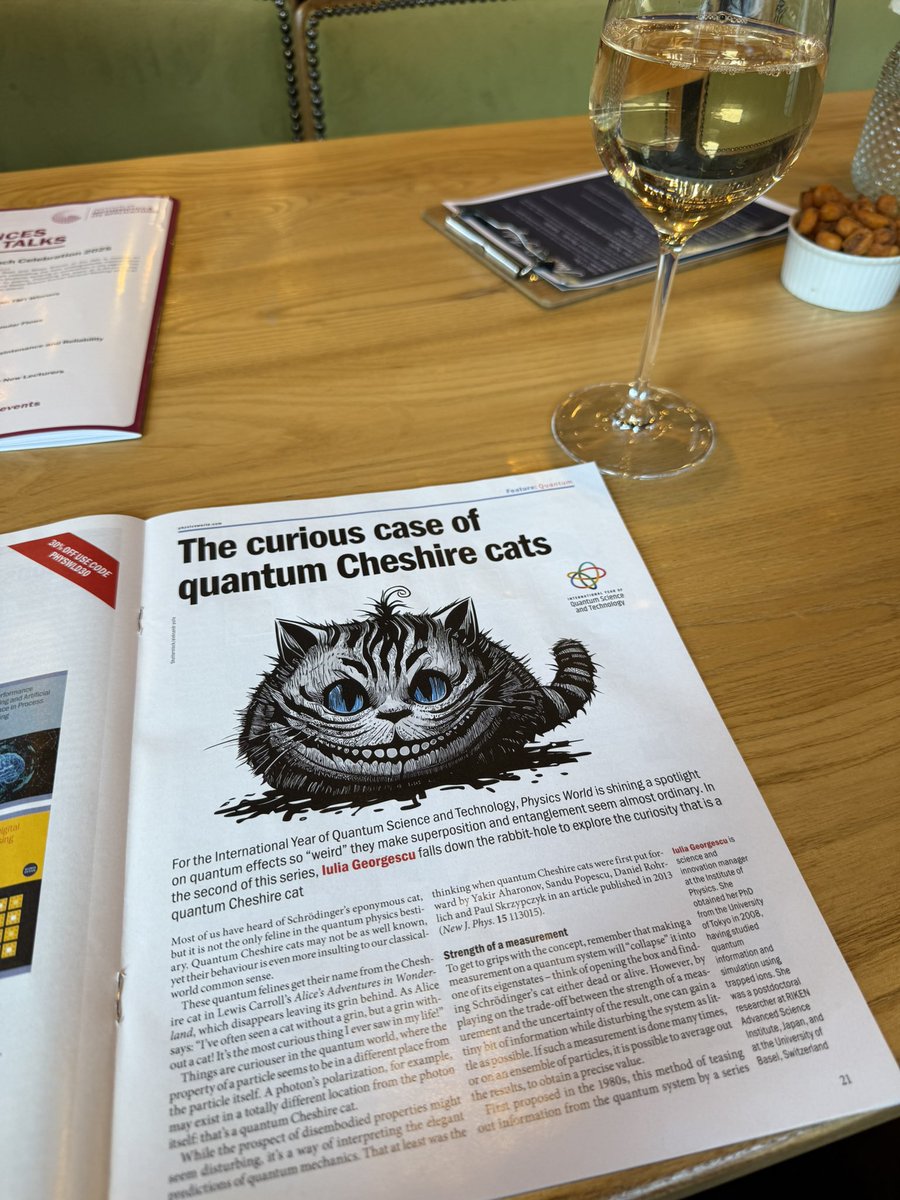 Lazy Sunday afternoon reading about #Quantum Cheshire cats as you do.