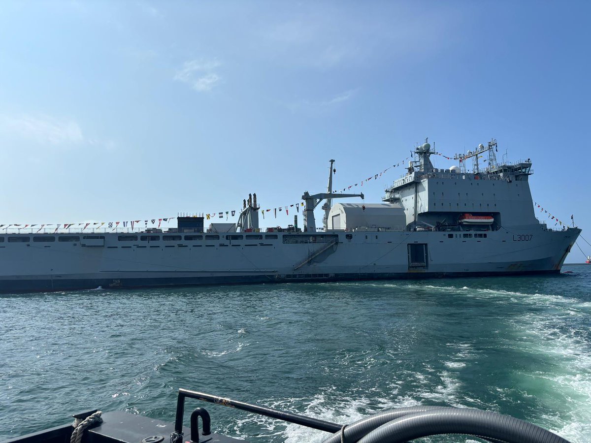 RFALymeBay's tweet image. @rfalymebay returns to Devonport Sat 14th June 2025 following completion of OP CATAMRAN- Dressing all over to mark HM King Charles II Official Birthday.