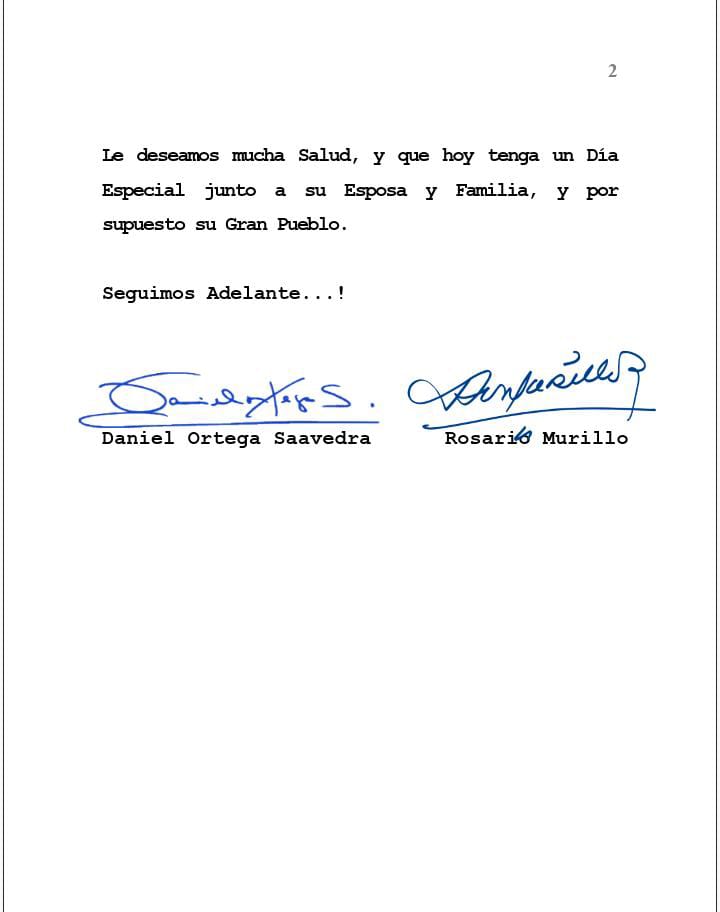 Mensaje de Saludo y Felicitación del Copresidente-Comandante Daniel, y CoPresidenta Compañera Rosario, al Hermano Compañero Xi Jinping, Presidente de la República Popular China, en ocasión de su Aniversario Natal.
 
#DeZurdaTeam #PLOMO19