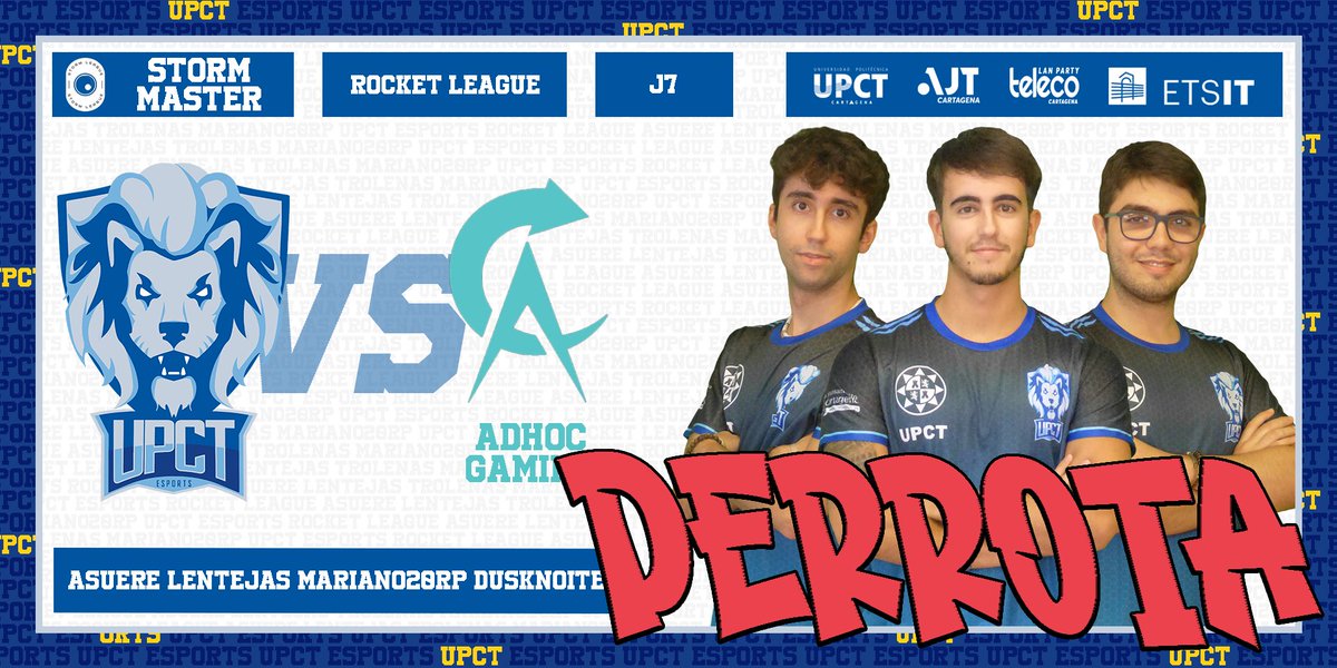 Terminamos la doble jornada de esta Storm Master <a href="/StormleagueESP/">Storm_League_rl</a> sin conocer la victoria.

Perdemos finalmente contra <a href="/adhoc_oficial/">Adhoc Gaming</a>. Lo único positivo es que ha sido por 2-3 y nos quitamos la losa de los 1-3.

Aún tenemos posibilidades de lograr la permanencia. ¡A por ella!