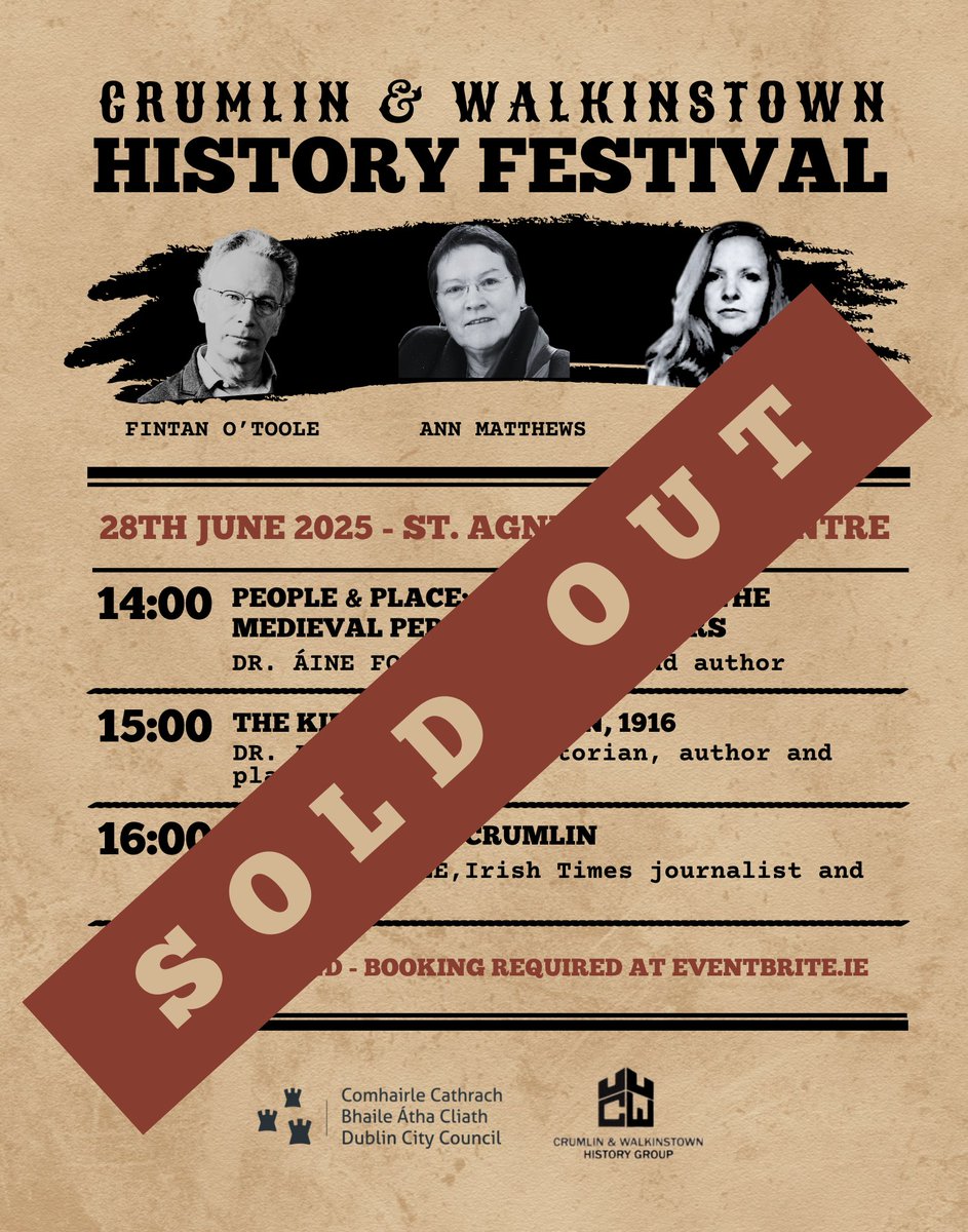 That was quick, all sold out - you can add yourself to the waiting list here: eventbrite.ie/e/crumlin-walk…