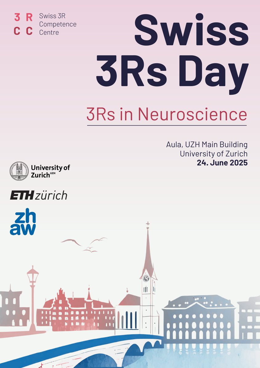Swiss3RCC's tweet image. Just one more week left until the 2025 edition of the Swiss 3Rs Day focusing on the 3Rs in Neuroscience!!! 🧠✨
🏃♀️Register by June 19th to be a part of it! https:// swiss3rcc.org/events/swiss-3…
👉 Check out the programme here: swiss3rcc.org/media/pages/ev…
#UZH #ETH #ZHAW #3RCC
