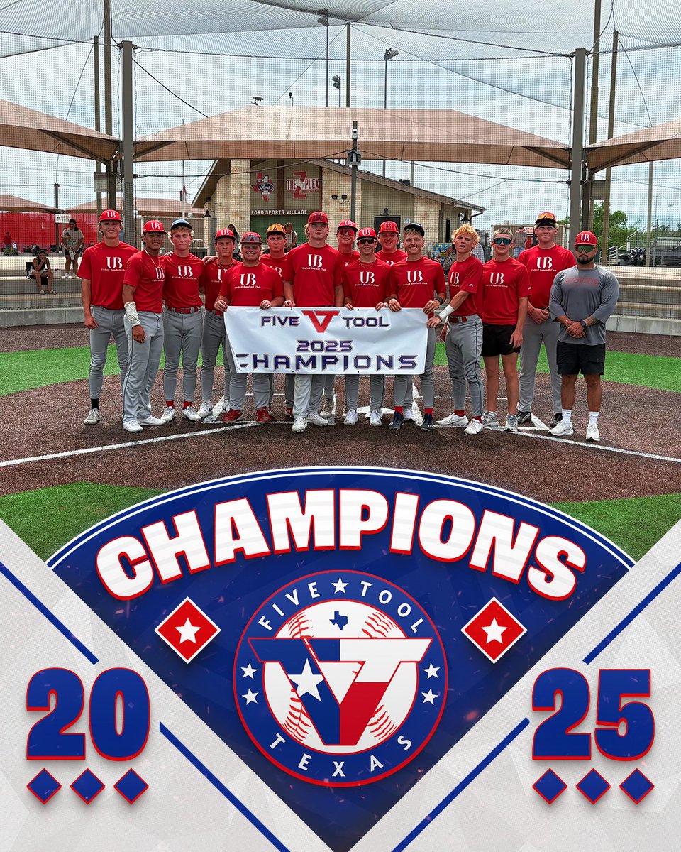 ✭Five Tool Texas✭ (@fivetooltexas) on Twitter photo 🏆CHAMPIONS🏆
Congrats to the <a href="/UnitedBC_USA/">United Baseball Club</a> 17U Silva on winning the 17U Division of the <a href="/FiveTool/">Five Tool Baseball</a> North Texas Showdown Satellite Series!
#WatchEm 🏆CHAMPIONS🏆
Congrats to the <a href="/UnitedBC_USA/">United Baseball Club</a> 17U Silva on winning the 17U Division of the <a href="/FiveTool/">Five Tool Baseball</a> North Texas Showdown Satellite Series!
#WatchEm