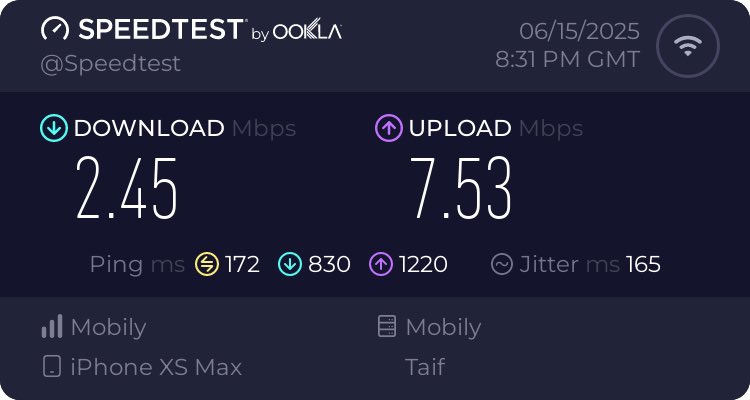 OSAGH (@osaght) on Twitter photo يا موبايلي <a href="/Mobily/">موبايلي</a> شوف حل للزفت هذا ! 😡وهيئة الاتصالات <a href="/CST_SpokesMan/">المتحدث الرسمي لهيئة الاتصالات والفضاء والتقنية</a> <a href="/CST_KSA/">هيئة الاتصالات والفضاء والتقنية</a> <a href="/CSTwithU/">مــعكـ</a> <a href="/aalswaha/">عبدالله عامر السواحهAbdullah Alswaha</a> لو تتلحلحون زي الاوادم وتوصلون الالياف للأحياء الجديدة لان هذا ماهو إنترنت لا يفتح صحفة ولا فيديو اشتراك على الفاضي. حسبي الله على من كان السبب. يا موبايلي <a href="/Mobily/">موبايلي</a> شوف حل للزفت هذا ! 😡وهيئة الاتصالات <a href="/CST_SpokesMan/">المتحدث الرسمي لهيئة الاتصالات والفضاء والتقنية</a> <a href="/CST_KSA/">هيئة الاتصالات والفضاء والتقنية</a> <a href="/CSTwithU/">مــعكـ</a> <a href="/aalswaha/">عبدالله عامر السواحهAbdullah Alswaha</a> لو تتلحلحون زي الاوادم وتوصلون الالياف للأحياء الجديدة لان هذا ماهو إنترنت لا يفتح صحفة ولا فيديو اشتراك على الفاضي. حسبي الله على من كان السبب.