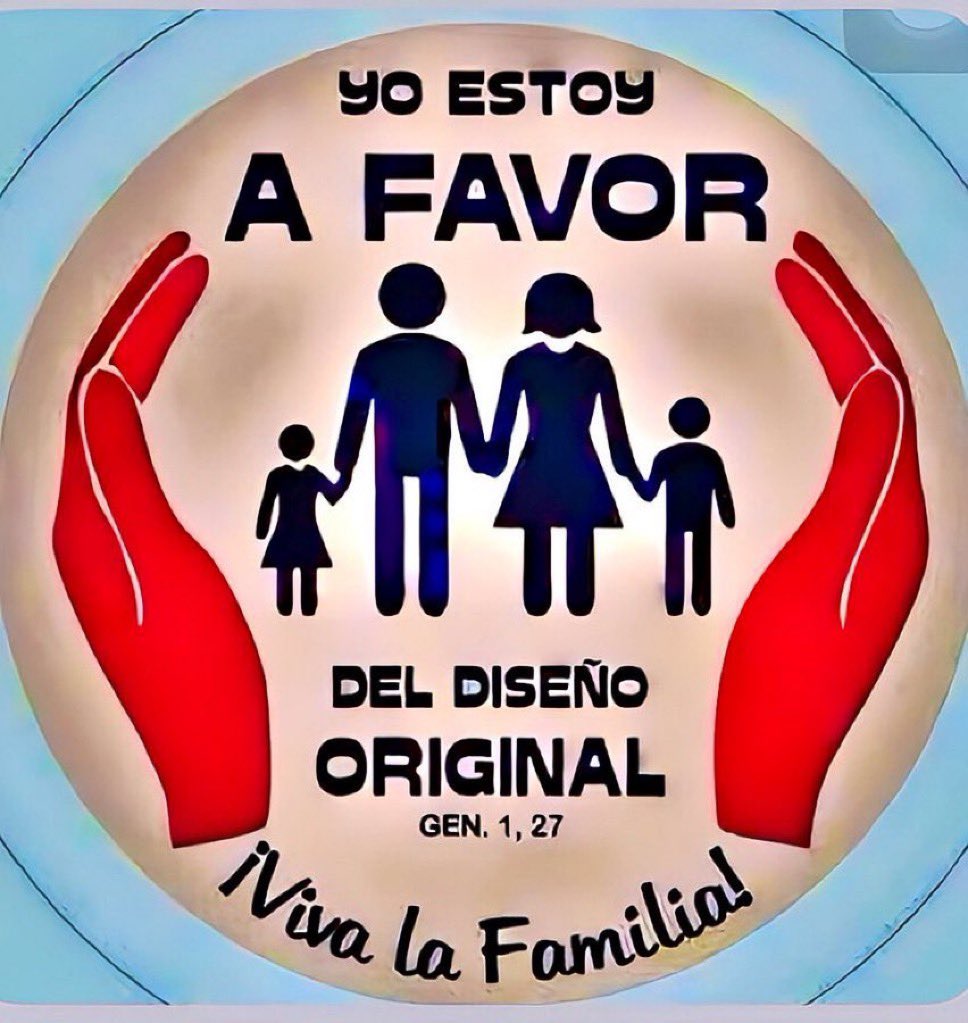 ¡Feliz día del Padre y que viva la familia tradicional!